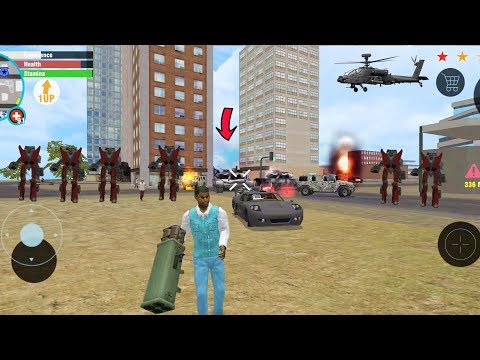 Real Gangster Crime (Car Robot Fight) - Army Tank Fight Car Robot - Android Gameplay HD