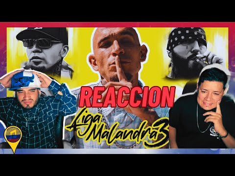 LIGA MALANDRA 3 // VIDEO OFICIAL // COLOMBIANOS REACCIONAN // TREN LOKOTE x CKAN x DHARIUS...