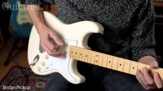 Video thumbnail for Fender Jimi Hendrix Stratocaster demo by Guitarist