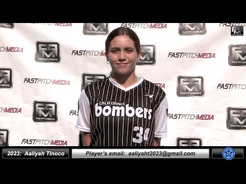 2023 Aaliyah Tinoco 4.2 GPA - First Base and Outfield Softball Skills Video - Norcal Bombers