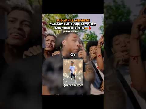 Breaking: Sugarhill Members have been arrested after catching their opp in court and doing this😨🩸