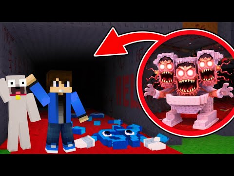 MEGTALÁLTAM A LEGIJESZTŐBB SKIBIDI TOILET BRAINROT ALAGUTAT A MINECRAFTBAN!