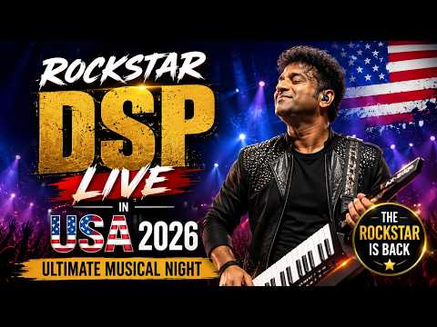 Rockstar DSP LIVE in USA 2026 | Ultimate Musical Night