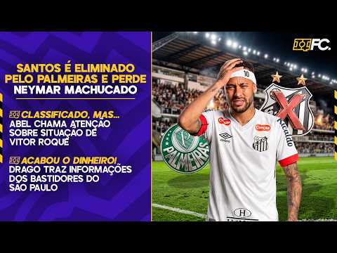 PALMEIRAS ELIMINA O SANTOS; NEYMAR LESIONADO E FLAMENGO ENCOSTA NO LÍDER DO BRASILEIRO – Quebrada FC