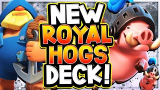 7100+ TOP 200 LADDER with NEW ROYAL HOG DECK! - CLASH ROYALE