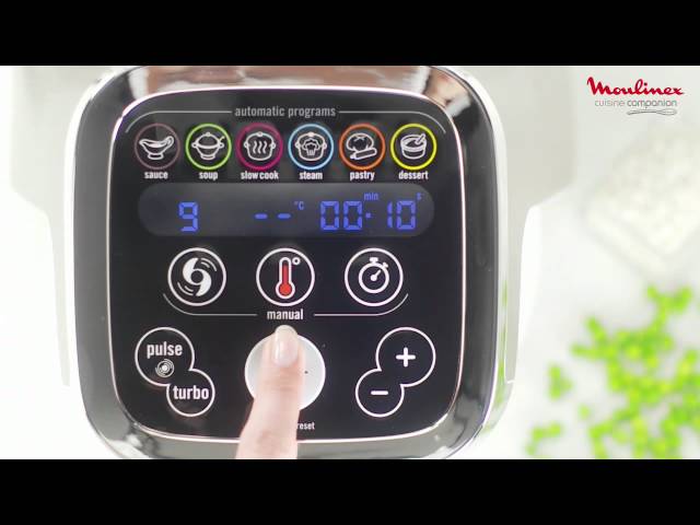 Moulinex Cuisine Companion HF800A13 Robot de Cocina 4.5L 1550W video