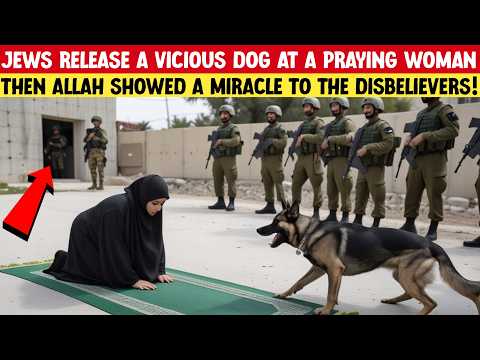 ¿Qué milagro ocurrió cuando un perro fue soltado cerca de una mujer musulmana que estaba rezando?