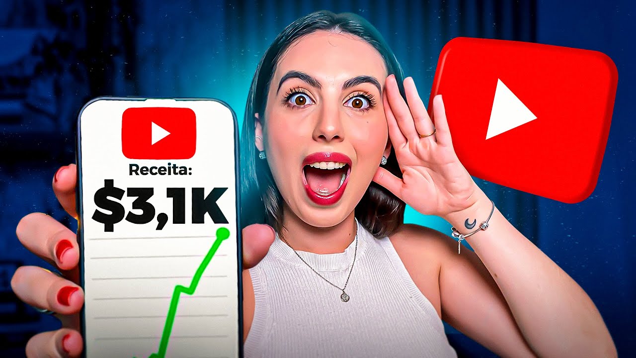 Como GANHAR R$3000/Mês No Youtube Trabalhando 2 DIAS Na Semana