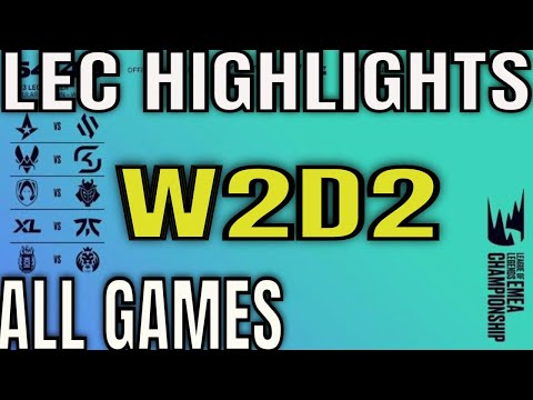 LEC Winter 2023 W2D2 Highlights ALL GAMES - AST vs BDS, VIT vs SK, TH vs G2, XL vs FNC, KOI vs MAD