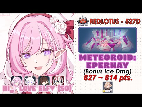 Honkai Impact 3rd:Ex-Abyss RedLotus (527D) V8.5 | Meteoroid: Eperynay(Ice) | HLE(S0) w/ friends.
