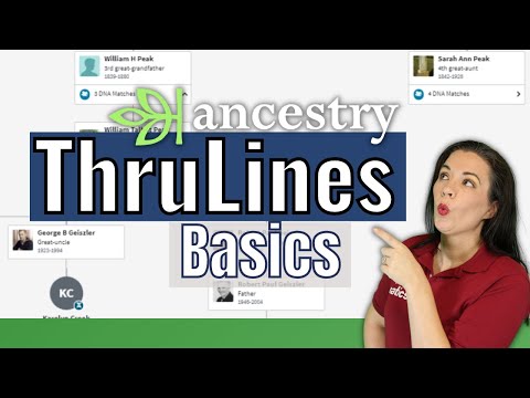 Ancestry ThruLines: Basics of Building a Family Tree with DNA Matches Video