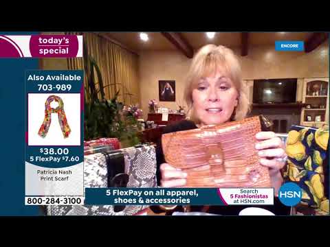 HSN | Patricia Nash Handbags & Accessories - All On Free Shipping 05.10.2020 - 03 AM