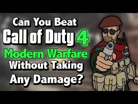 Can You Beat Call of Duty 4 Without Taking Any Damage?