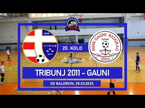ŽMNL: TRIBUNJ 2011 - GAUNI  3:2, 05.03.2023.
