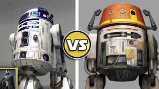 STAR WARS VERSUS: R2-D2 VS Chopper - Star Wars Bas