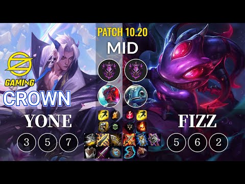 OZ Crown Yone vs Fizz Mid - KR Patch 10.20