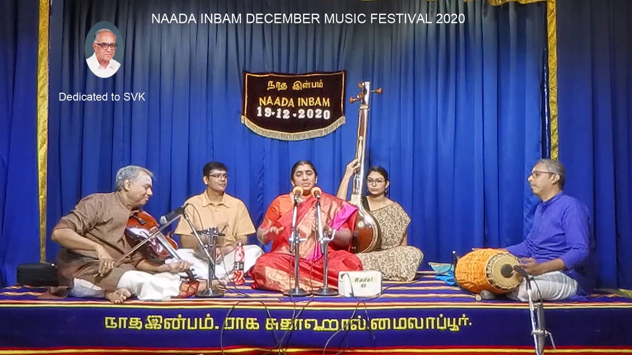 Vidushi Sumithra Vasudev for Naada Inbam December Music Festival 2020