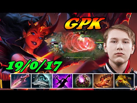 Gpk top tier mid Queen of Pain 0 death game | Dota 2 New Frontier | Dota 2 Pro Gameplay