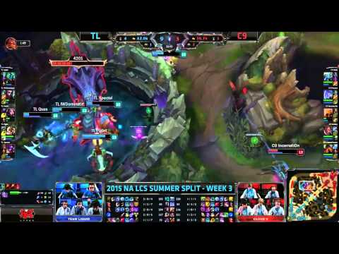 C9 Balls Baron Steal - C9 vs TL - NA LCS Summer 2015 - Week 3 Day 1