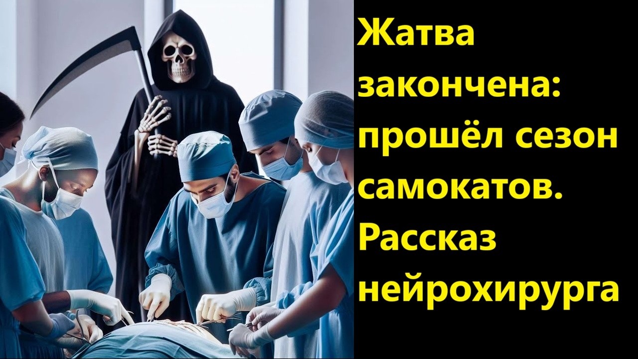 Жатва закончена прошёл сезон самокатов  Рассказ нейрохирурга