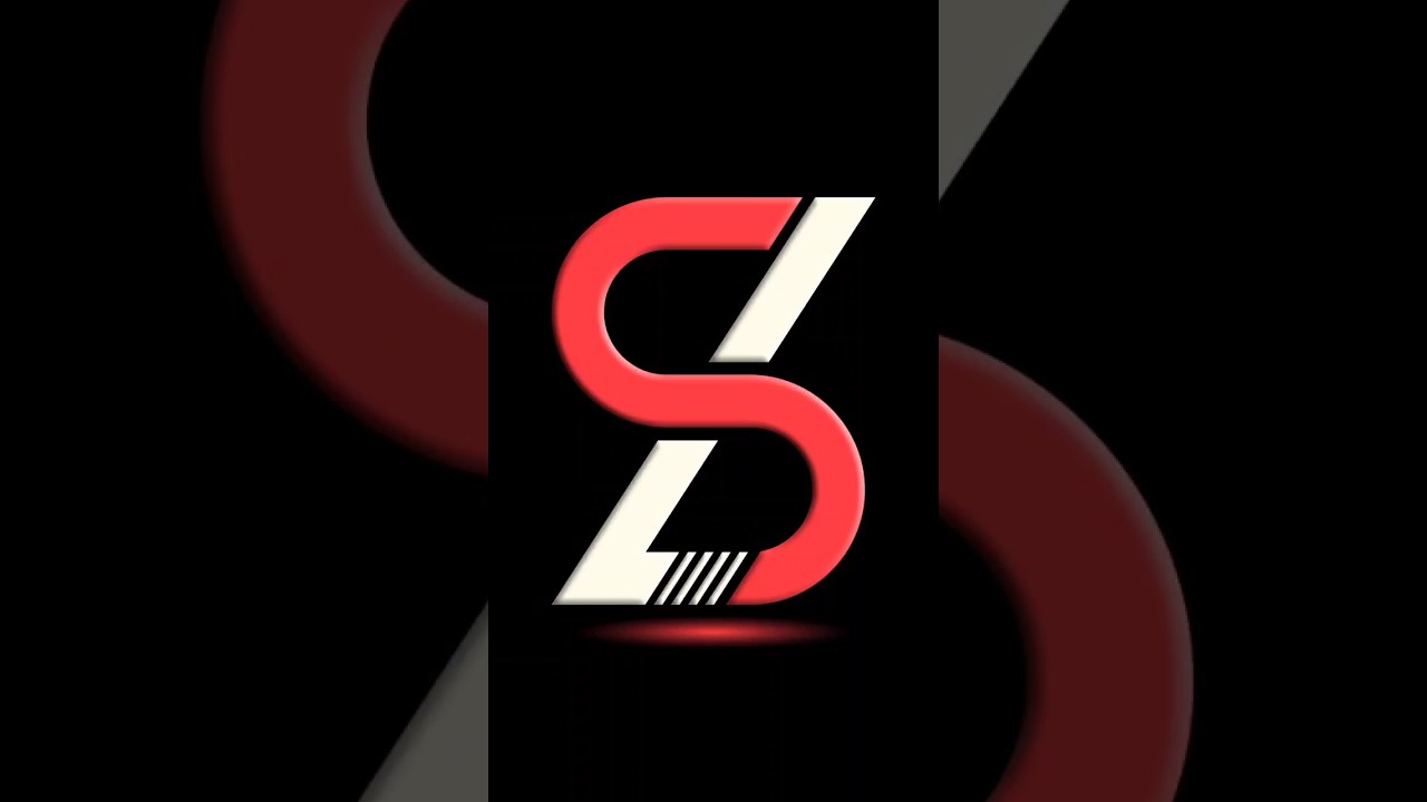 SL Letter Logo Design - CorelDraw Tutorial Vector #shorts #shortsvideo #shortsfeed #coreldrawdesigns