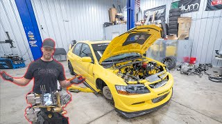 Removing The Engine on my Mitsubishi Evolution