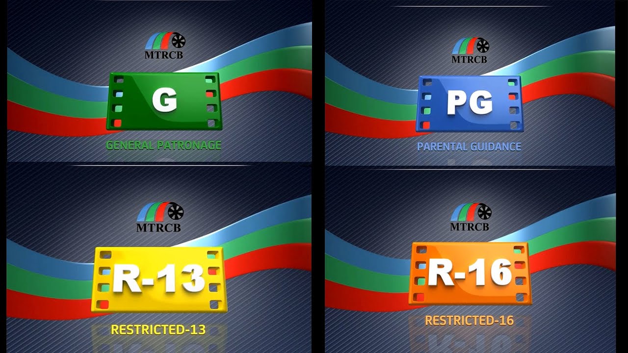 MTRCB MOVIE ADVISORY (G, PG, R-13, R-16) IN HIGH DEFINITION