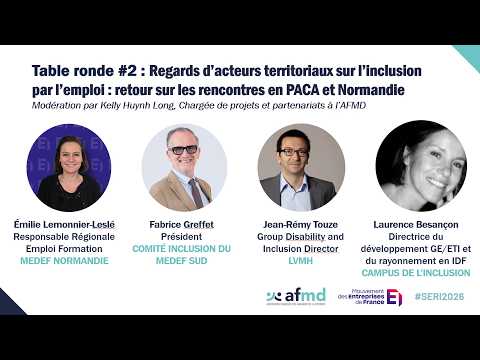#SERI2026 - Table ronde : Regards d'acteurs territoriaux sur l'inclusion par l'emploi (miniature vidéo)