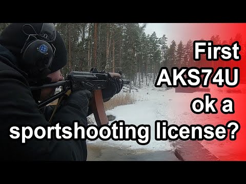 First AKS74U on a sport shooting license in Sweden?