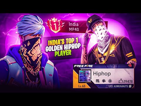 INDIA'S NO.1 GOLDEN HIPHOP PLAYER VS HAKSON BHAI| OP GAMEPLAY OF MP40- GARENA FREE FIRE MAX - HAKSON