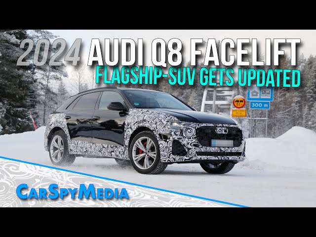 2025 Audi Q8 Facelift Makes Spy Debut Hiding Mild Changes