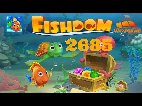 Fishdom HARD level 2685 (iOS, Android)