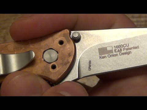 Kershaw "Leek" (Copper /CPM154 Version) MADE IN THE USA (Under 100 Bucks)