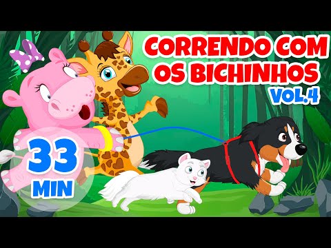 Correndo com os Bichinhos Vol. 4 - Giramille 33 min | Desenho Animado Musical