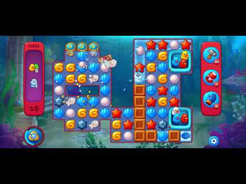 Fishdom Hard level 10682 no boosters フィッシュダム ハード