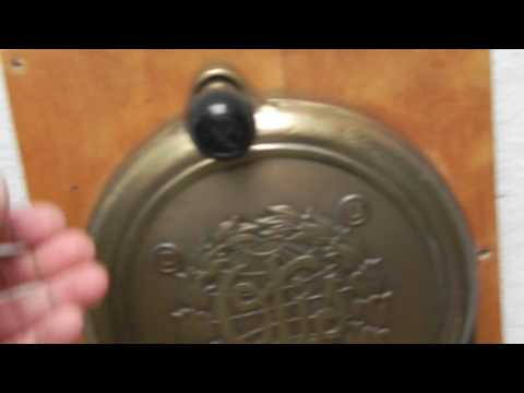 Otis Solid Brass Hand Crank Elevator Mechanism video