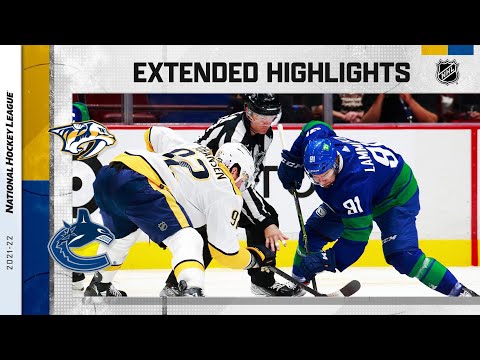 Nashville Predators vs Vancouver Canucks Nov 5, 2021 HIGHLIGHTS