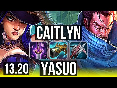 CAIT & Thresh vs YASUO & Pyke (ADC) | Comeback, Legendary, Rank 10 Cait | TR Challenger | 13.20