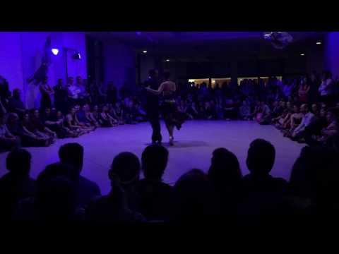  Fabian Peralta  and  Josefina Bermudez Avila  are  dancing  at  Athens TangoLovers  in  2017