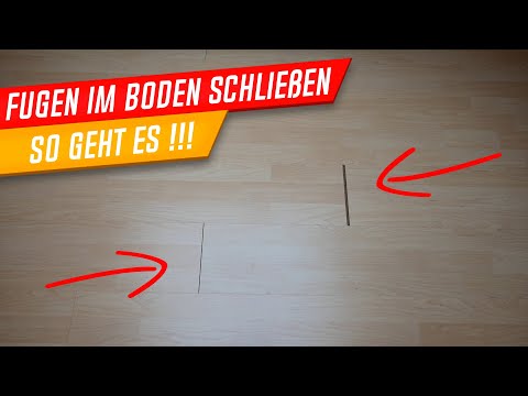 Close gaps in the floor, close laminate joints, parquet flooring, vinyl flooring, cork flooring