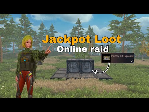 Raiding Online Jackpot Base Made Me Rich - Last Island Of Survival #lios ##ldrs 