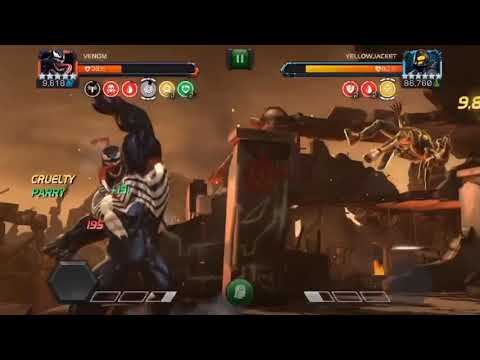 MCOC 5* 4/55 Venom vs Yellowjacket (Variant 2 Ch 3.3 micro-realm)