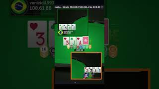 venividi1993 vs. Clickr - Clickr waits for a good turn with BOTTOM SET vs. Dirk Gerritse #pokerstars
