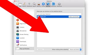 How to TURN OFF Pop Up Blocker on Mac 2021 *NEW UPDATE*