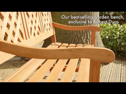 Robert Dyas FSC 3-Seater Garden Fence Bench