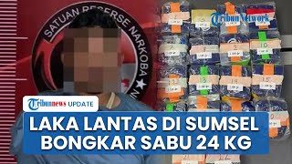 Laka Lantas di Banyuasin Bongkar Penyelundupan Sabu 24,28 Kg dalam Mobil, Satu Kurir Meninggal Dunia