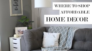 Where to Shop for Affordable Home Decor | IKEA, HomeGoods and More!