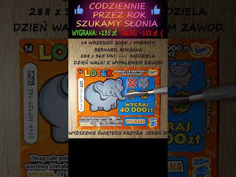 😁 288 DZIEN 😁 CODZIENNIE ZDRAPKA 😁 DZIEŃ WALKI Z WYPALENIEM ZAWODOWYM 😁