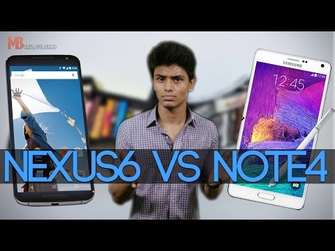 GOOGLE NEXUS 6 VS SAMSUNG GALAXY NOTE 4