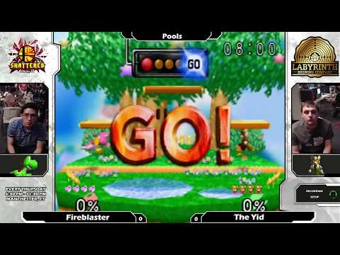 Smash 64: Fireblaster (Yoshi) V The Yid (Fox/Yoshi) - Shattered 110 Tournament SSB64
